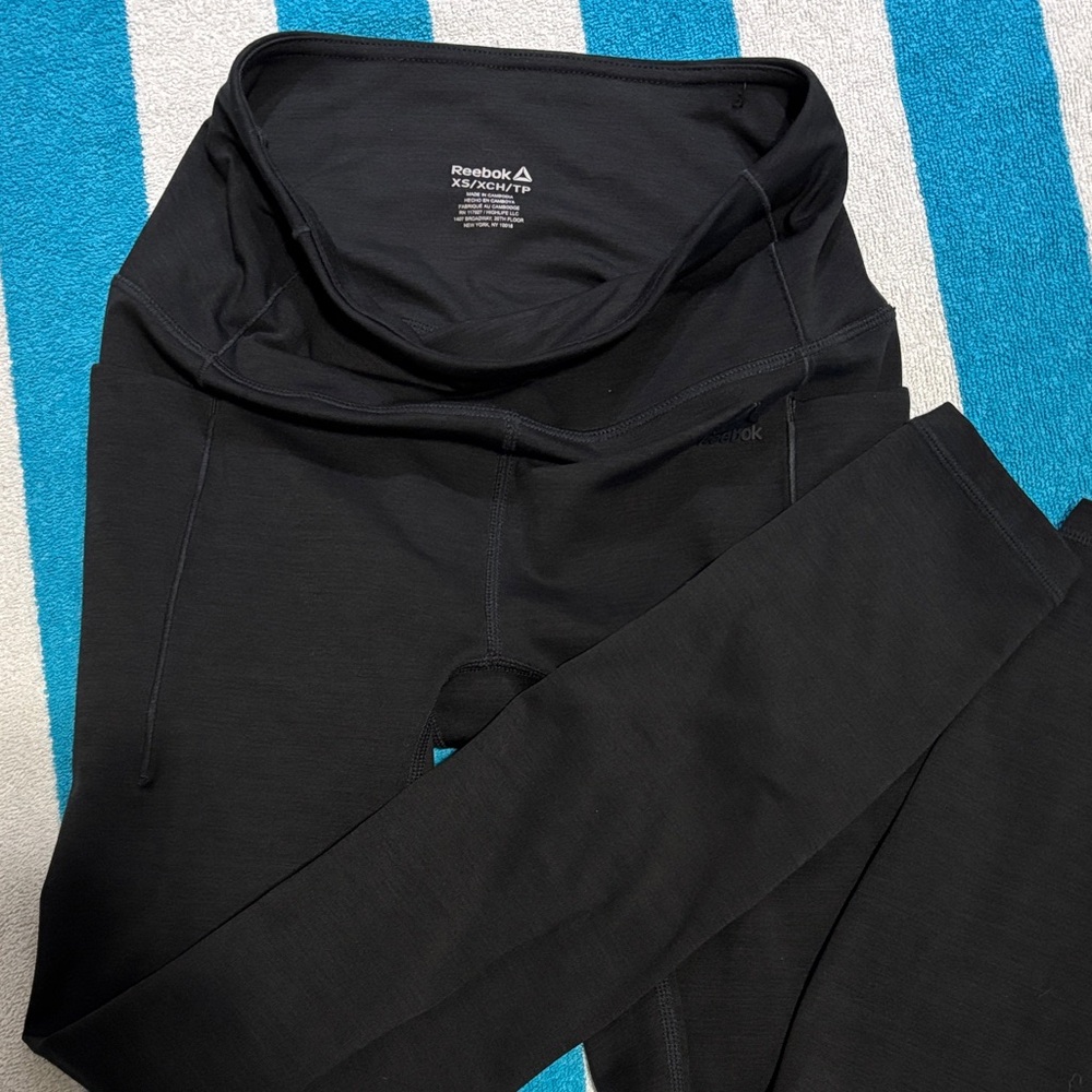 Reebok Jet Black Active Leggings